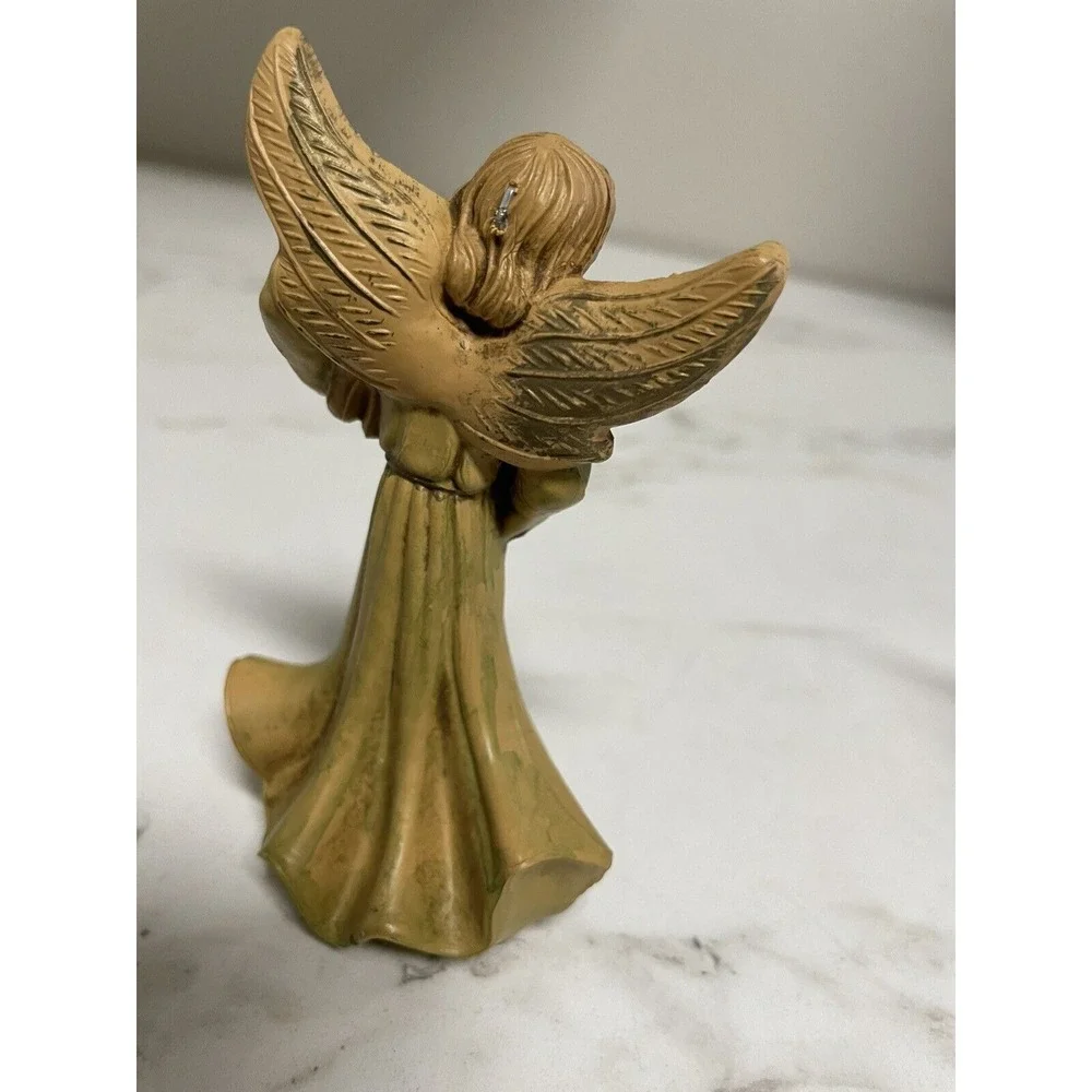 Set of‎ 3 Vintage Italy Euromarchi? Resin Musical Angels 4